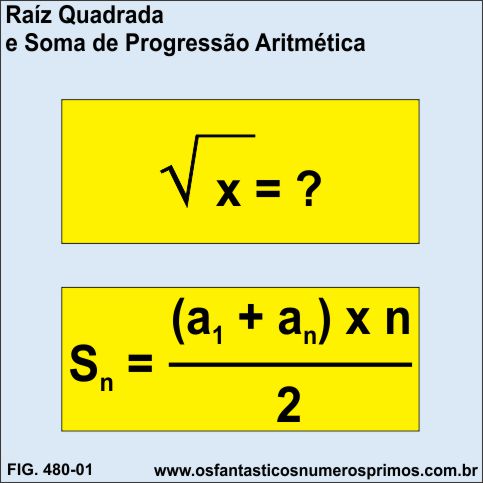 Raiz Quadrada e soma de Progressão Aritmética 