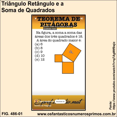 Triângulo Retângulo e soma de quadrados