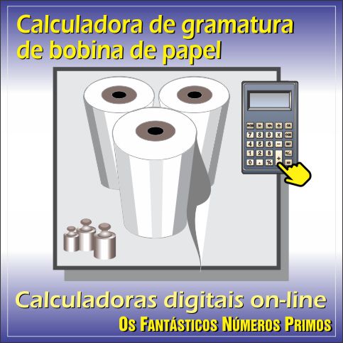 Calculadora de gramatura de bobina de papel on-line