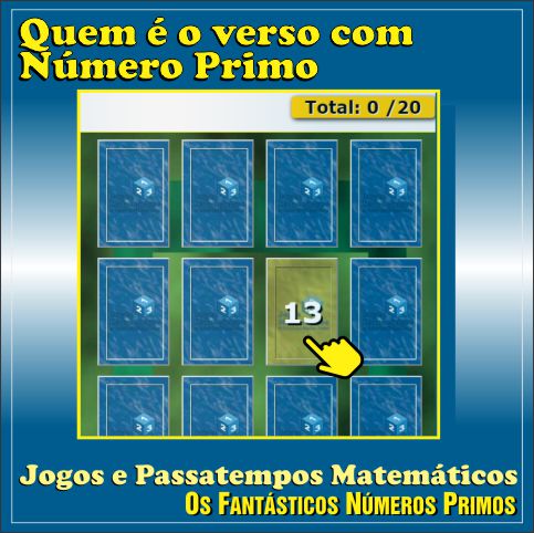 Jogos de matemática - Balão dos números primos - Azup