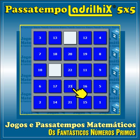 passatempo Ladrilhix 5x5