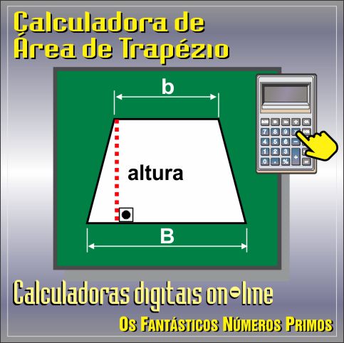 Calculadora de Área de Trapézio On-line