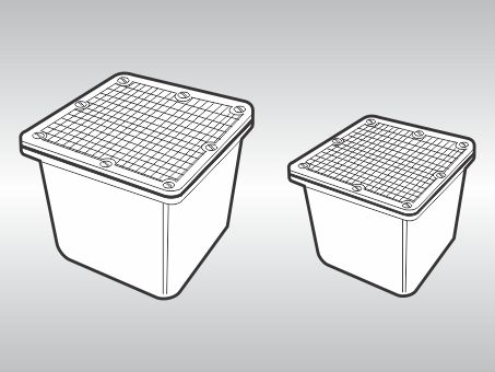 Desenhos técnicos em perspectiva - Caixa a prova de gases e vapores