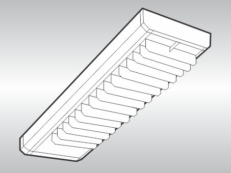 Desenhos técnicos em perspectiva - luminária decorativa