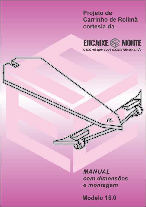 Projeto de Carrinho de Rolima - modelo 16.0