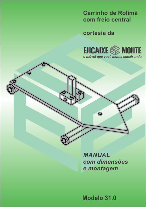 projeto de carrinho de rolimã com freio central