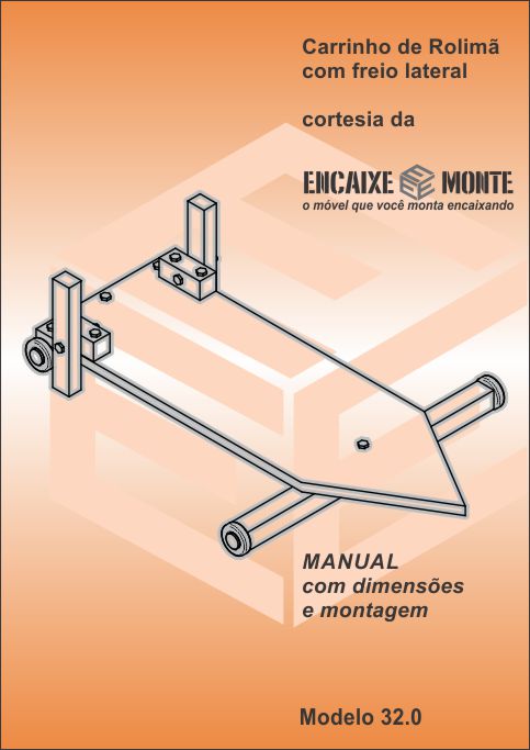 projeto de carrinho de rolimã com freio lateral