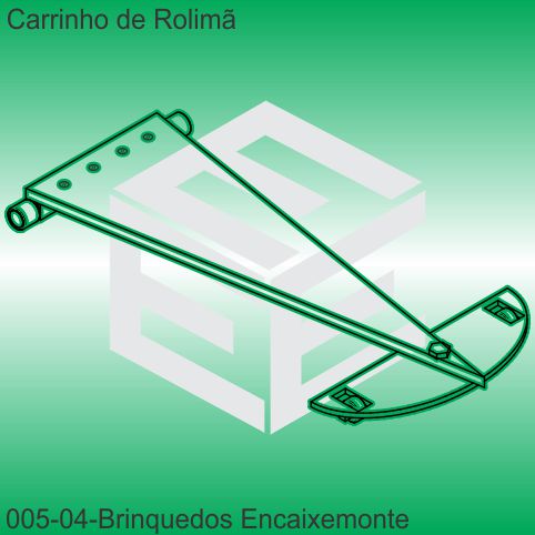 carrinho de rolimã - modelo 04 - encaixe monte