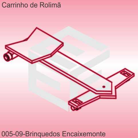 carrinho de rolimã - modelo 09 - encaixe monte