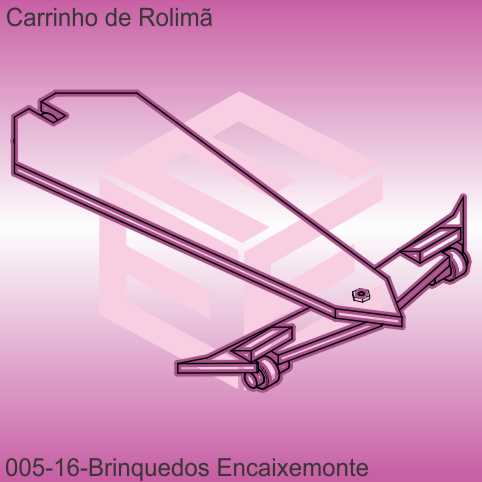 carrinho de rolimã - modelo 16 - encaixe monte