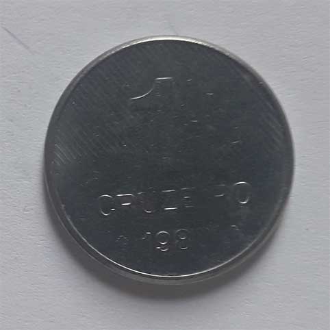 brasil moeda 1980 1 cruzeiro
