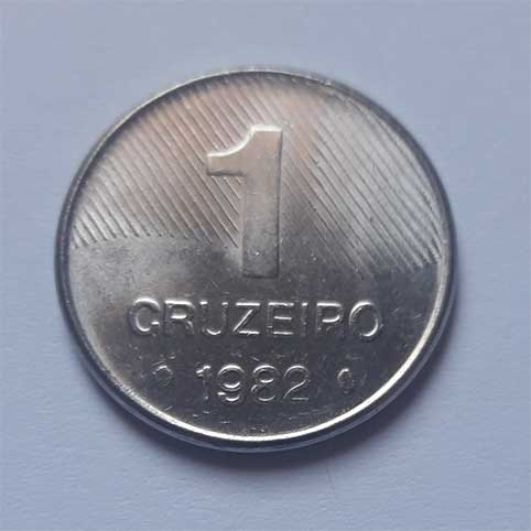 brasil moeda 1982 1 cruzeiro