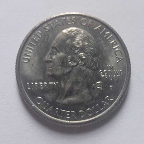 moeda estados unidos quarter dollar 1999