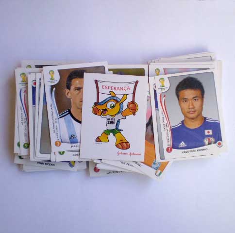 figurinhas da Copa do Mundo 2014