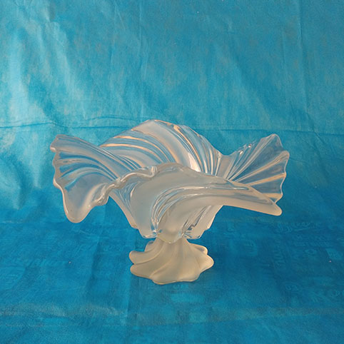 Fruteira de Cristal vista lateral Fruteira de Cristal vista lateral